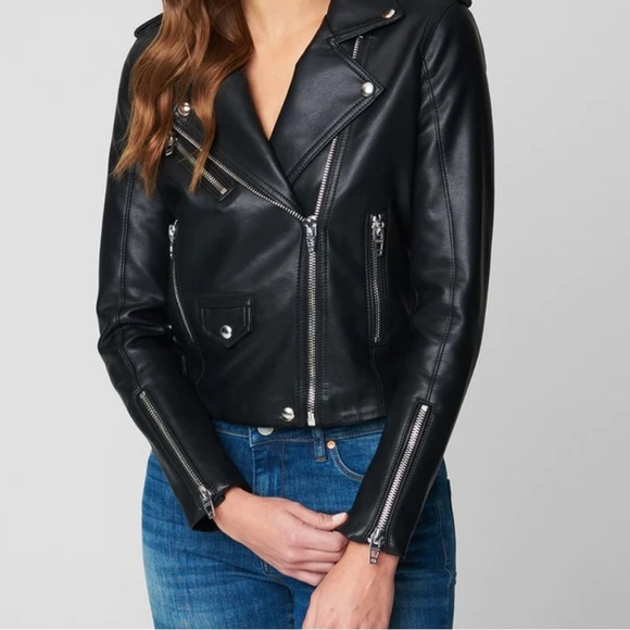 Blank NYC Jackets & Blazers - BEAUTIFUL worn once Blank NYC Nordstrom vegan black leather moto jacket size M